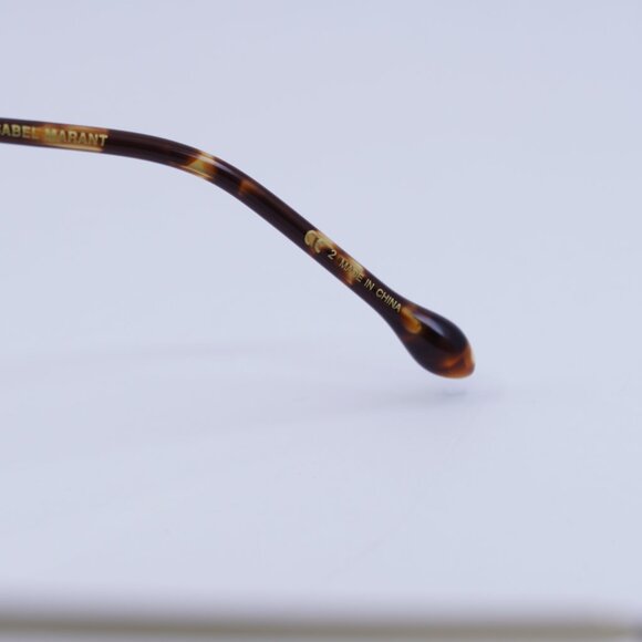 🕶️New Isabel Marant IM 0102/S 001Q PR Sunglasses - Gold Frame, Brown Lenses - Picture 8 of 11